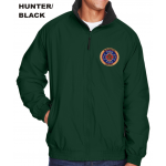 Harriton Fleece-Lined Nylon Jacket